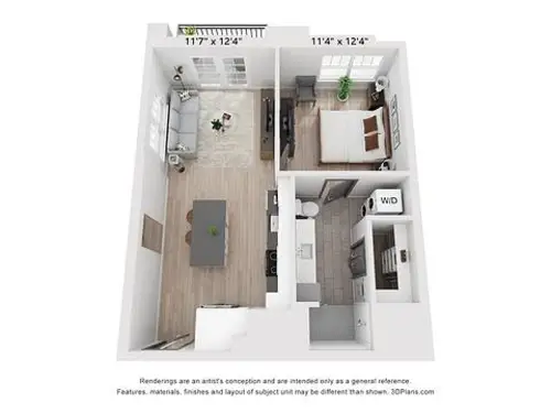 The Trinity Apartments FloorPlan 5