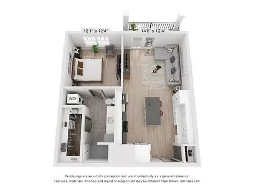 The Trinity Apartments FloorPlan 8