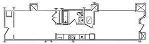 The USNB Apartments FloorPlan 2