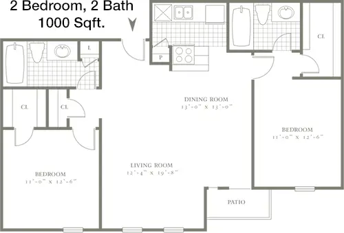 The Village Chase FloorPlan 8