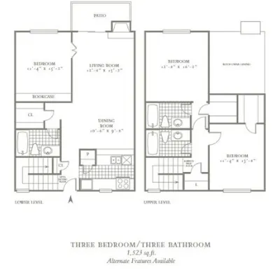 The Village Dakota Dallas Apartment Floor Plan 8