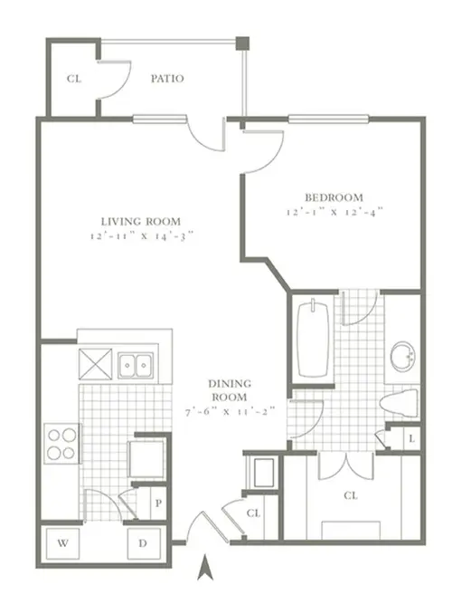 The Village Westside FloorPlan 01