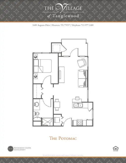 The Village of Tanglewood Floorplan 1