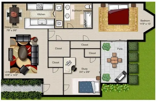 The Villages of Lake Jackson FloorPlan 3