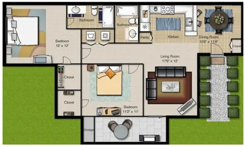 The Villages of Lake Jackson FloorPlan 5