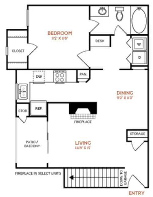 The Vincent Dallas Floorplan 2