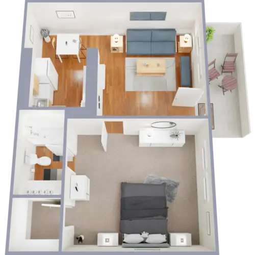 The Way Apartments III FloorPlan 01