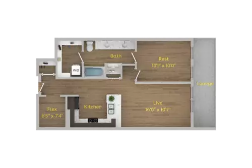 The Willow Floorplan 1