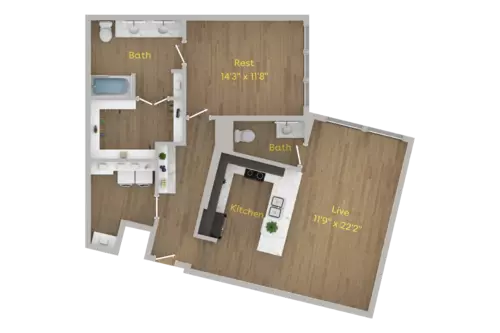 The Willow Floorplan 2