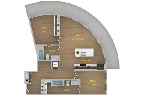 The Willow Floorplan 6