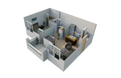 The Wimberly Dallas Floorplan 1