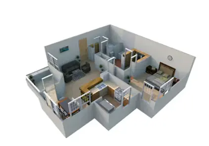 The Wimberly Dallas Floorplan 4