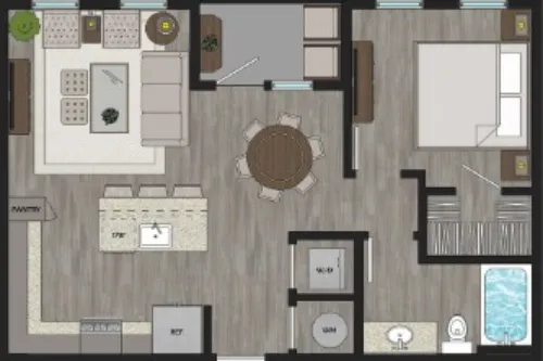 The fitz dallas floorplan 4