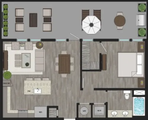 The fitz dallas floorplan 6