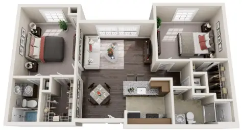 The reserve at north dallas floorplan 3