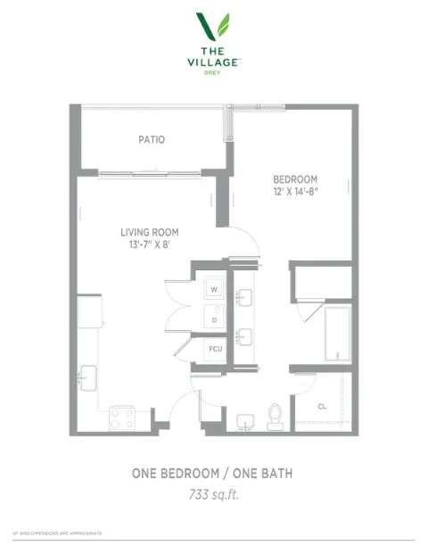 The village hill dallas floorplan 2