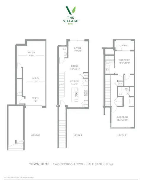 The village hill dallas floorplan 4