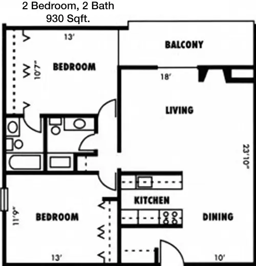 Three Fountains FloorPlan 4