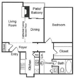 Tiburon Apartments Floorplan 2