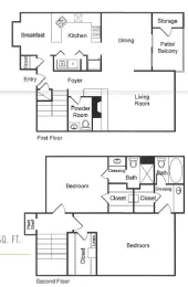 Tiburon Apartments Floorplan 5