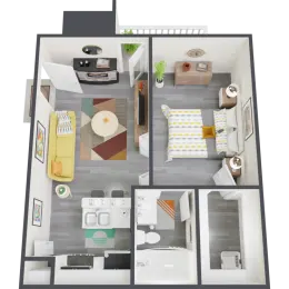 Tides on Larga Floorplan 1