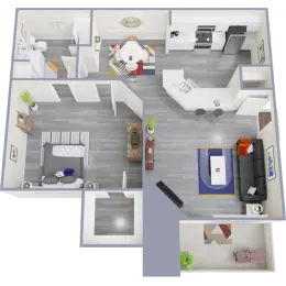 Tides on Trinity Floorplan 3