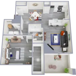 Tides on Trinity Floorplan 6