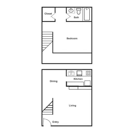 Town Park Apartments Houston Floor Plan 4