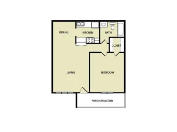 Tradewinds Apartments Houston Floor Plan 1