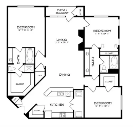 Trails of White Rock floor plan 1