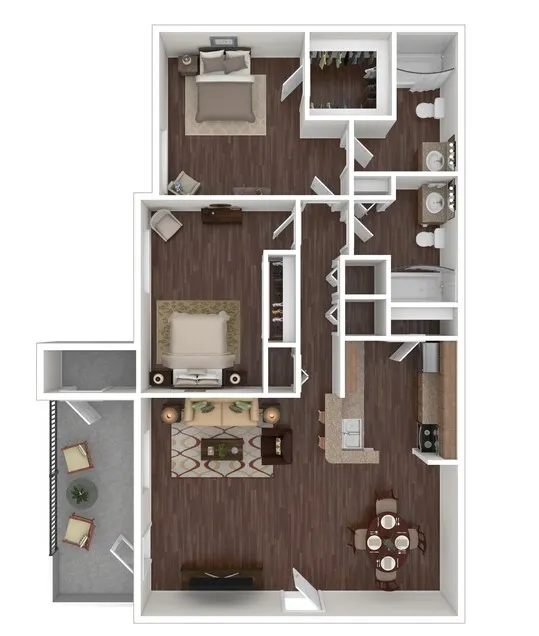 Trailside at Trinity Forest Floorplan 1