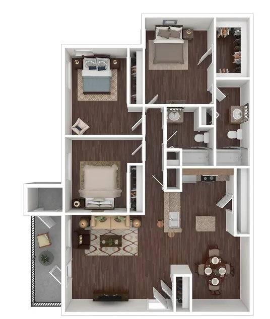 Trailside at Trinity Forest Floorplan 2