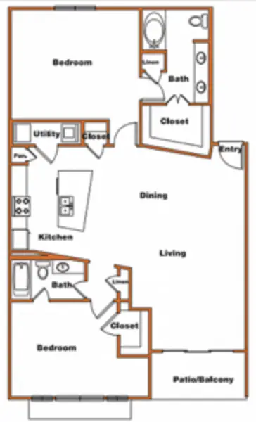 Trinity Loft Dallas floor plan 1