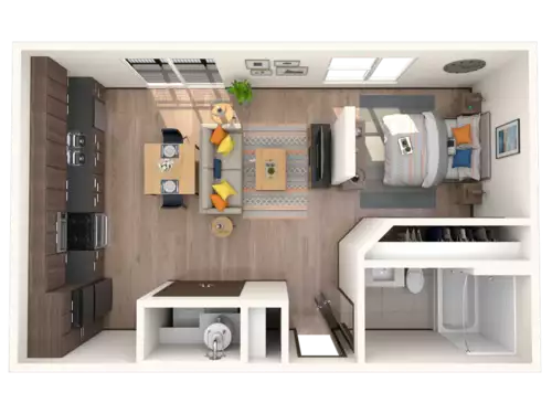 VV&M Apartments Floorplan 1