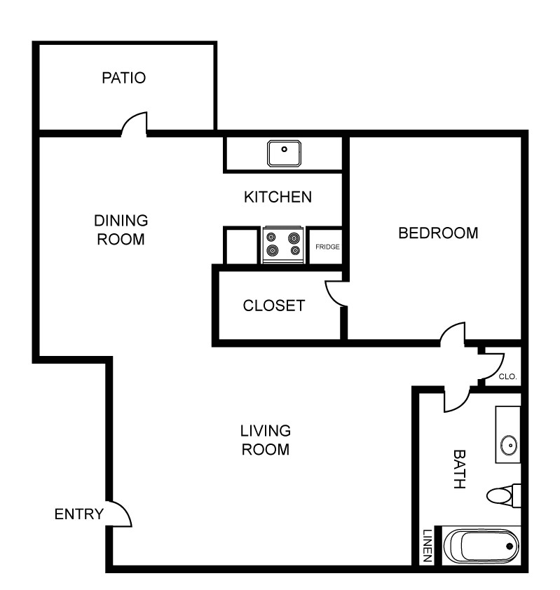 Ventana Ridge Apartments Dallas Floor Plan 2