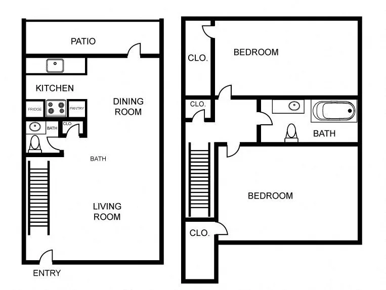 Ventana Ridge Apartments Dallas Floor Plan 7