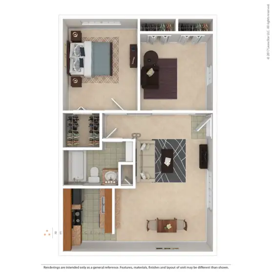 Villa Marina Apartments Floorplan 1