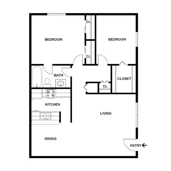 Villa Marina Apartments Floorplan 5