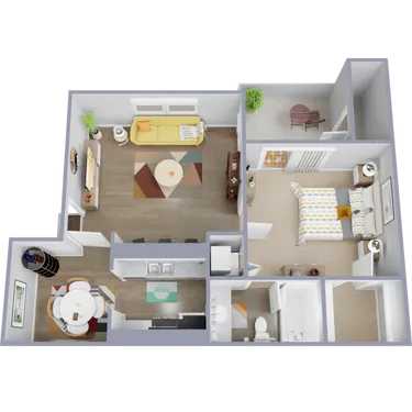 Village Square Floorplan 1