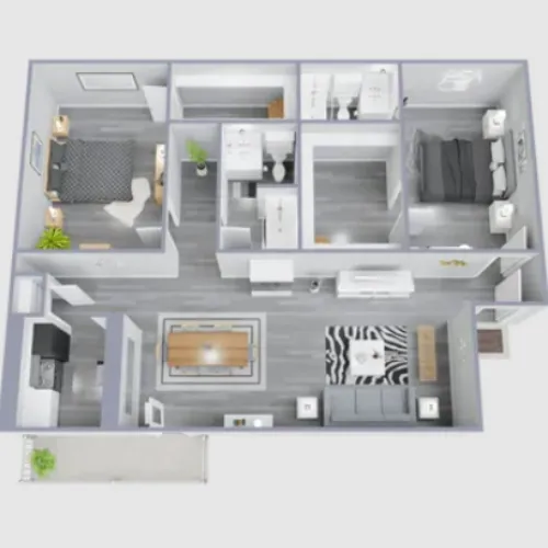 Villas Del Zocalo Phase Four Dallas floor plan 1