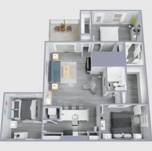 Villas Del Zocalo Phase Four Dallas floor plan 1