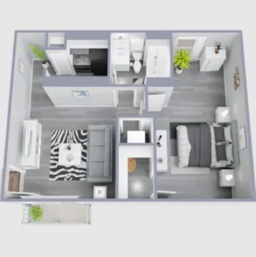 Villas Del Zocalo Phase Four Dallas floor plan 3