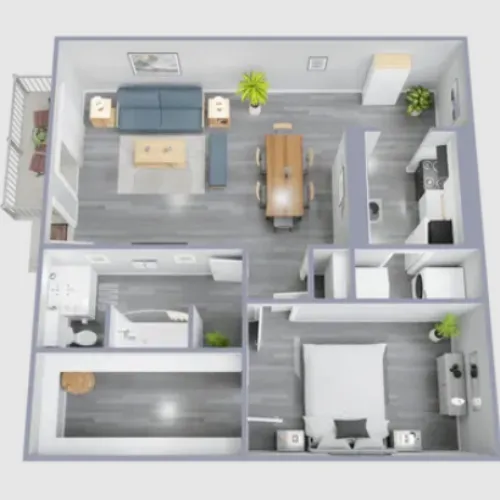 Villas Del Zocalo Phase Four Dallas floor plan 4