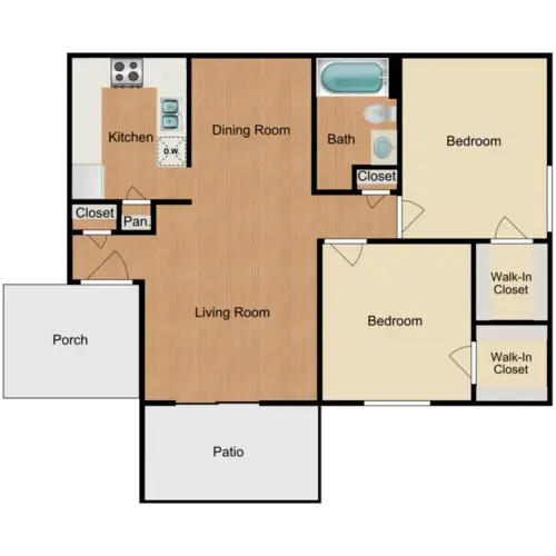 Vista Gardens Apartments FloorPlan 3