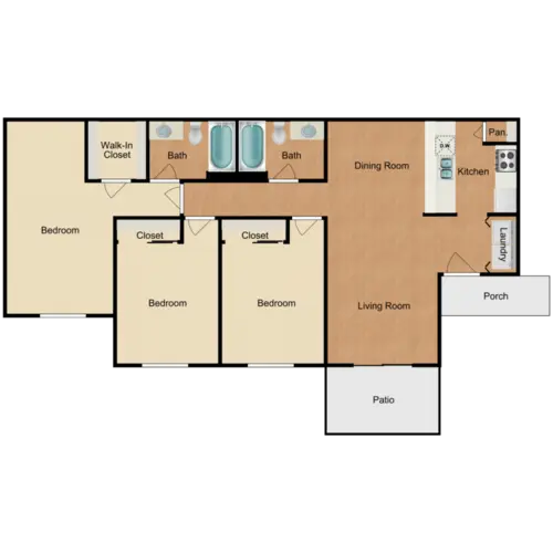 Vista Gardens Apartments FloorPlan 5