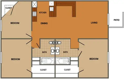 Vista Hollow Apartments FloorPlan 4