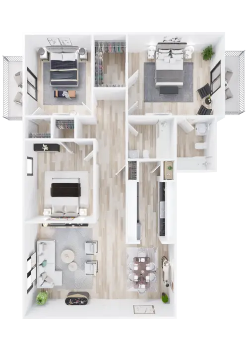 Vista Park Apartments FloorPlan 01