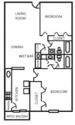 Vista on Gessner FloorPlan 5