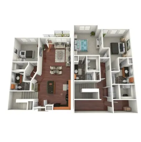 Vue Greenville floor plan 1