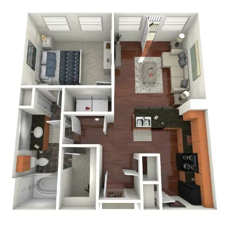 Vue Greenville floor plan 1